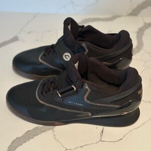 Men’s Wit Fitness x Reebok Legacy Lifter II, Size 10.5, Black and Gold